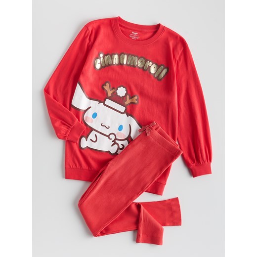 Reserved - Świąteczna piżama Cinnamoroll - czerwony ze sklepu Reserved w kategorii Piżamy dziecięce - zdjęcie 187331978