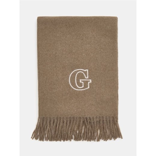 Sinsay - Szalik z frędzlami - brązowy ze sklepu Sinsay w kategorii Szaliki i chusty damskie - zdjęcie 187333155