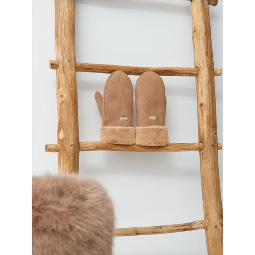 Sinsay - Rękawiczki jednopalczaste - beżowy ze sklepu Sinsay w kategorii Rękawiczki damskie - zdjęcie 187333238