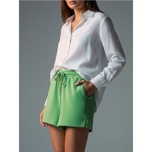 Sinsay - Szorty basic - zielony ze sklepu Sinsay w kategorii Szorty - zdjęcie 187333245