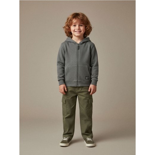 Sinsay - Bluza rozpinana z kapturem - szary ze sklepu Sinsay w kategorii Bluzy chłopięce - zdjęcie 187333285
