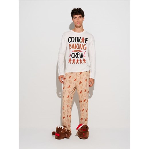 Sinsay - Piżama dwuczęściowa z nadrukiem - wielobarwny ze sklepu Sinsay w kategorii Piżamy męskie - zdjęcie 187333317