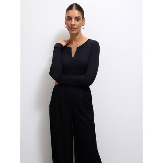 Mohito - Bluzka z dodatkiem wełny - czarny ze sklepu Mohito w kategorii Bluzki damskie - zdjęcie 187333617