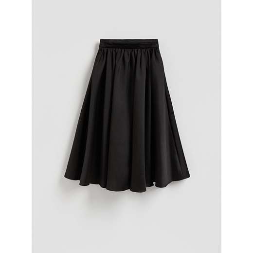 Reserved - Rozkloszowana spódnica midi - czarny Reserved M Reserved