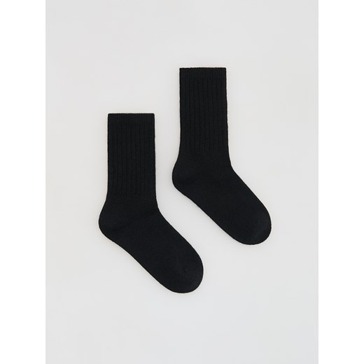 Reserved - Skarpetki z wełną i domieszką kaszmiru - czarny ze sklepu Reserved w kategorii Skarpetki damskie - zdjęcie 187333936