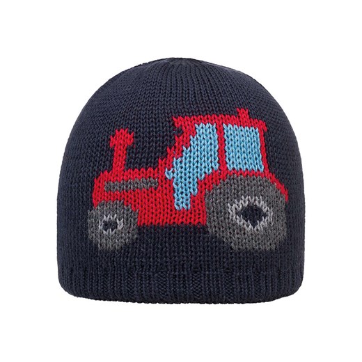 Döll Dzianinowa czapka w kolorze granatowym ze sklepu Limango Polska w kategorii Czapki dziecięce - zdjęcie 187334325