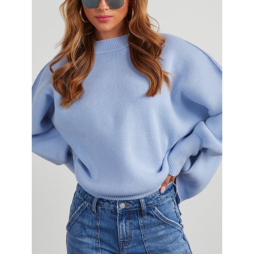 LA Angels Sweter w kolorze błękitnym ze sklepu Limango Polska w kategorii Swetry damskie - zdjęcie 187335007