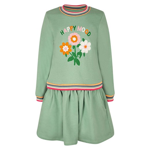 happy girls by Eisend Sukienka w kolorze zielonym ze sklepu Limango Polska w kategorii Sukienki dziewczęce - zdjęcie 187335228