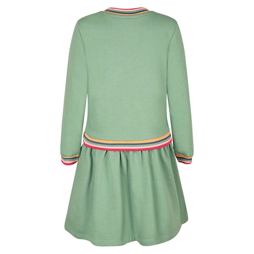 happy girls by Eisend Sukienka w kolorze zielonym Happy Girls By Eisend 110 promocja Limango Polska