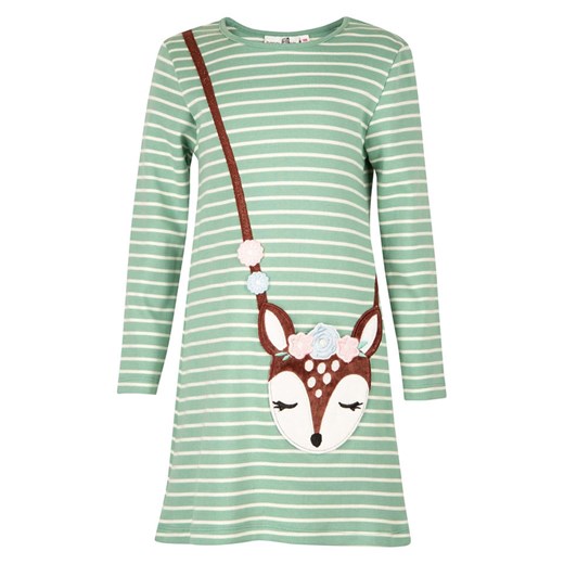 happy girls by Eisend Sukienka w kolorze zielonym ze sklepu Limango Polska w kategorii Sukienki dziewczęce - zdjęcie 187335247