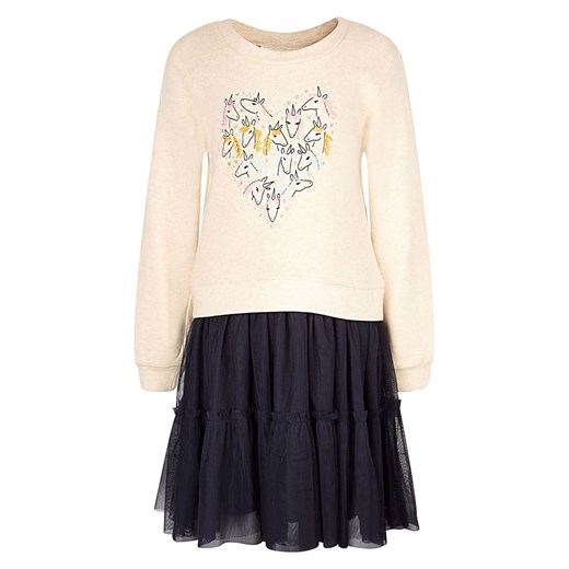 happy girls by Eisend Sukienka w kolorze kremowym ze sklepu Limango Polska w kategorii Sukienki dziewczęce - zdjęcie 187335265