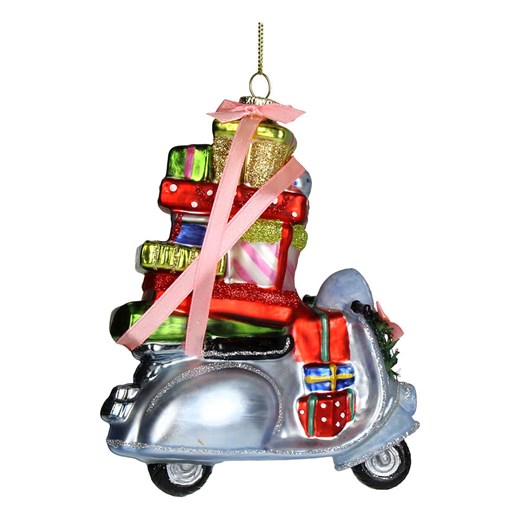 Kersten Ozdoba choinkowa &quot;Vespa Gift Delivery&quot; ze wzorem - wys. 13 cm ze sklepu Limango Polska w kategorii Dekoracje bożonarodzeniowe - zdjęcie 187335568