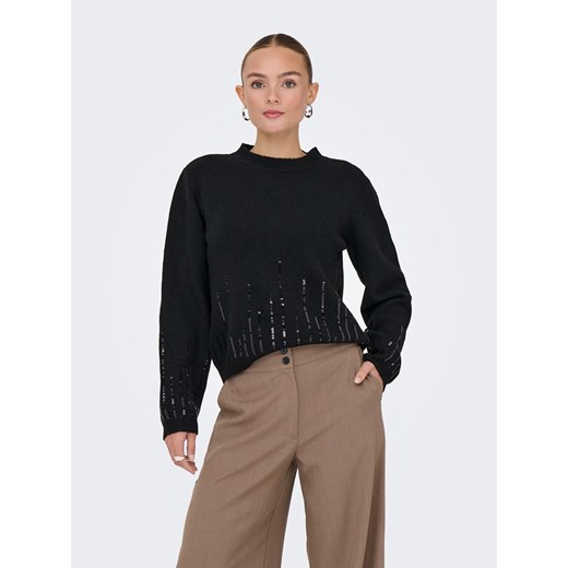 JDY Sweter w kolorze czarnym ze sklepu Limango Polska w kategorii Swetry damskie - zdjęcie 187335625