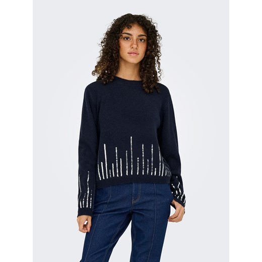 JDY Sweter w kolorze granatowym ze sklepu Limango Polska w kategorii Swetry damskie - zdjęcie 187335637