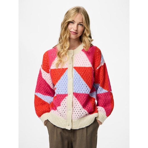 Pieces Kardigan w kolorze beżowo-różowym ze sklepu Limango Polska w kategorii Swetry damskie - zdjęcie 187335696