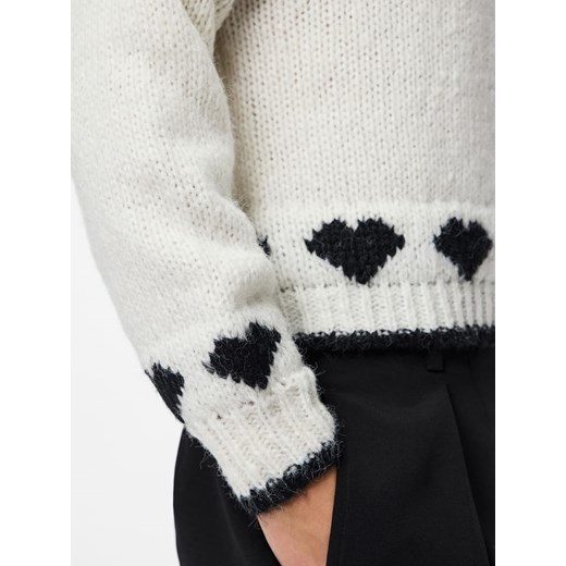 Pieces Sweter w kolorze kremowym Pieces M Limango Polska wyprzedaż