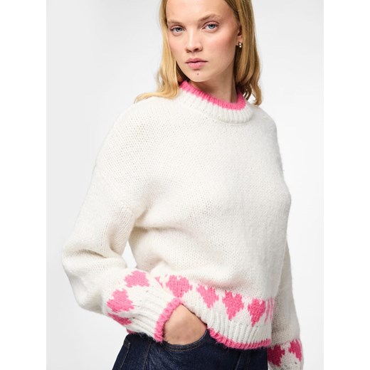 Pieces Sweter w kolorze kremowym ze sklepu Limango Polska w kategorii Swetry damskie - zdjęcie 187335707