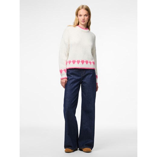 Pieces Sweter w kolorze kremowym Pieces S wyprzedaż Limango Polska