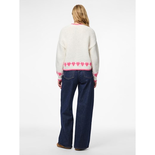 Pieces Sweter w kolorze kremowym Pieces L Limango Polska wyprzedaż