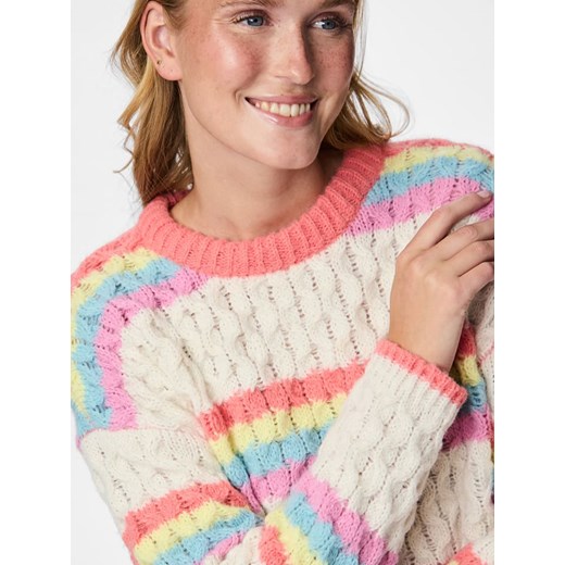 Pieces Sweter w kolorze kremowym Pieces XS wyprzedaż Limango Polska