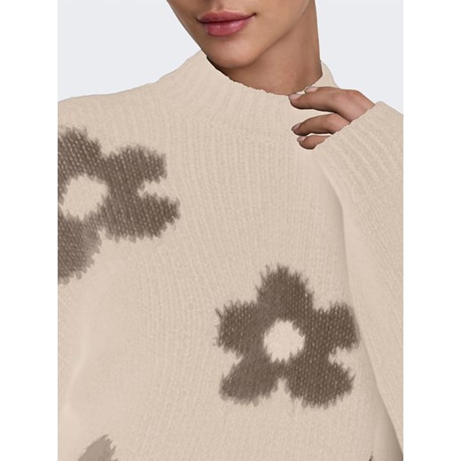 JDY Sweter w kolorze beżowym Jdy L wyprzedaż Limango Polska
