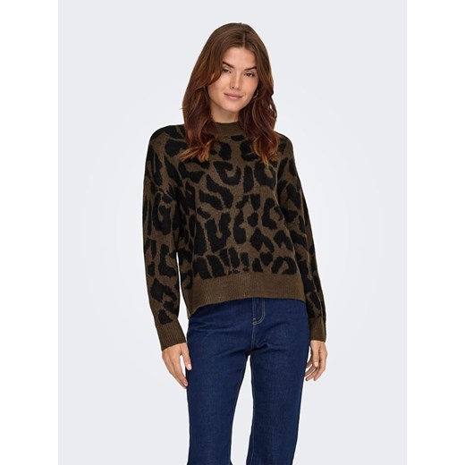 JDY Sweter w kolorze brązowym ze sklepu Limango Polska w kategorii Swetry damskie - zdjęcie 187336279