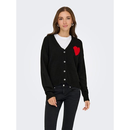 JDY Kardigan w kolorze czarnym ze sklepu Limango Polska w kategorii Swetry damskie - zdjęcie 187336286