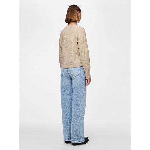 Pieces Sweter w kolorze beżowym Pieces M okazja Limango Polska