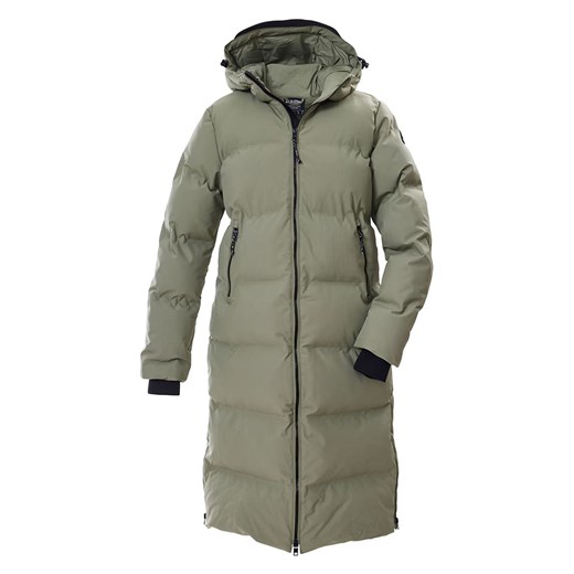 Killtec Płaszcz zimowy w kolorze szarozielonym ze sklepu Limango Polska w kategorii Kurtki damskie - zdjęcie 187336438