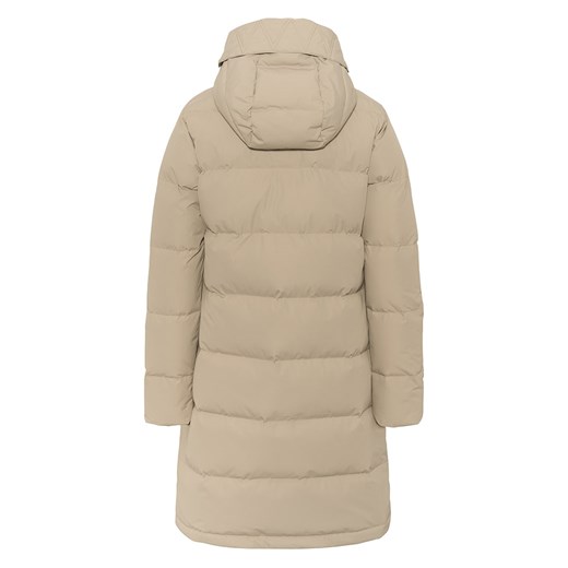 KARI TRAA Płaszcz puchowy &quot;Kyte&quot; w kolorze szarobrązowym ze sklepu Limango Polska w kategorii Kurtki damskie - zdjęcie 187336448
