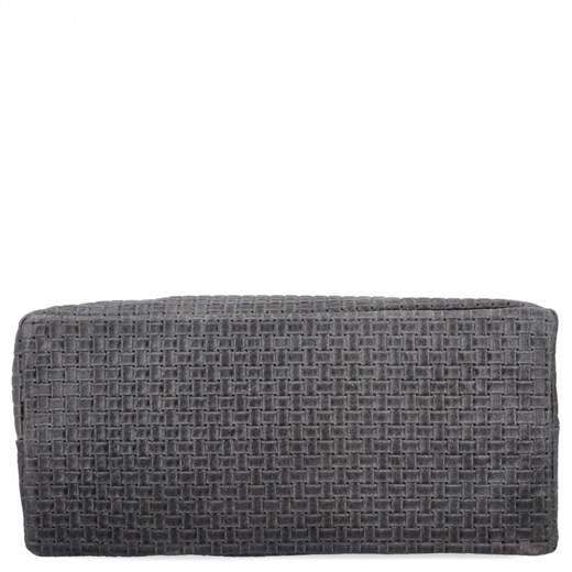 Modna Torebka Skórzana Shopper Bag 2269-J Szara Other One Size wyprzedaż PaniTorbalska