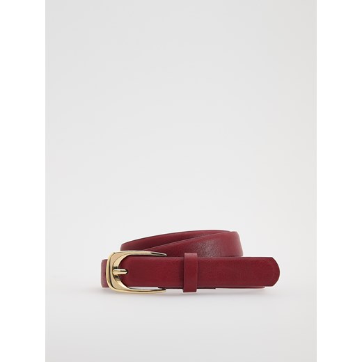 Reserved - Pasek z klamrą - intenstywna czerwień ze sklepu Reserved w kategorii Paski damskie - zdjęcie 187336958