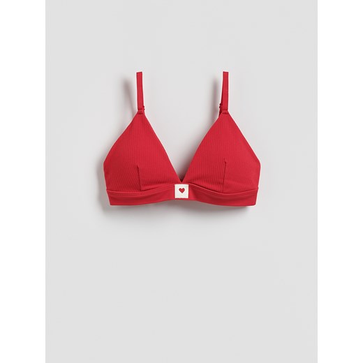 Reserved - Miękki biustonosz - czerwony ze sklepu Reserved w kategorii Biustonosze - zdjęcie 187337247