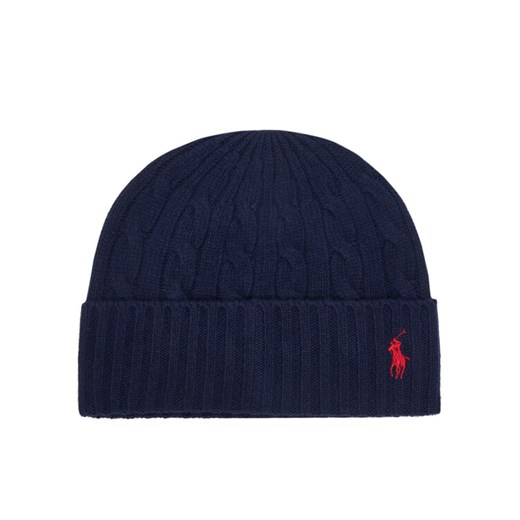 Polo Ralph Lauren Czapka 449959346002 Granatowy ze sklepu MODIVO w kategorii Czapki zimowe męskie - zdjęcie 187337639