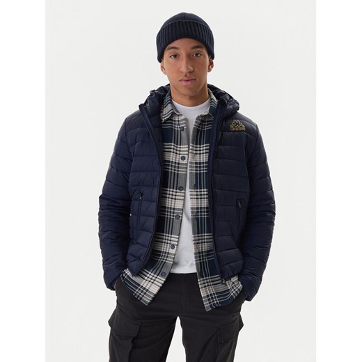 Kappa Kurtka przejściowa Logo Astrom 34243TW Granatowy Regular Fit ze sklepu MODIVO w kategorii Kurtki męskie - zdjęcie 187337646