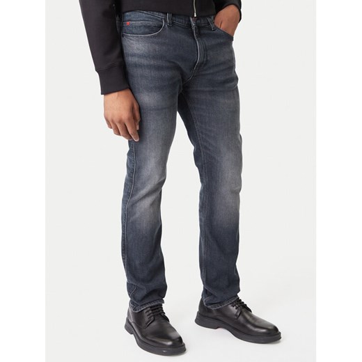 Hugo Jeansy 50517504 Szary Slim Fit ze sklepu MODIVO w kategorii Jeansy męskie - zdjęcie 187337655