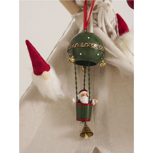 Sinsay - Dekoracja świąteczna w kształcie świętego Mikołaja - zielony ze sklepu Sinsay w kategorii Dekoracje bożonarodzeniowe - zdjęcie 187339028
