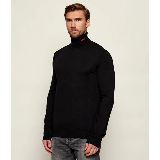 HUGO Wełniany golf San Thomas-M | Regular Fit ze sklepu Gomez Fashion Store w kategorii Swetry męskie - zdjęcie 187339098