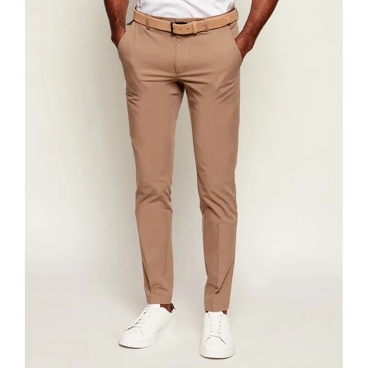 BOSS BLACK Spodnie chino Kaito1_T | Slim Fit ze sklepu Gomez Fashion Store w kategorii Spodnie męskie - zdjęcie 187339495