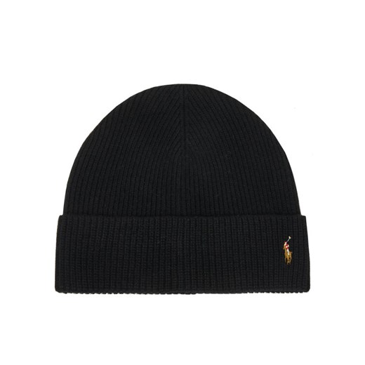 Czapka Polo Ralph Lauren 449959337001 Czarny ze sklepu eobuwie.pl w kategorii Czapki zimowe męskie - zdjęcie 187339569