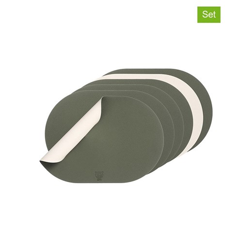 Björn Podkładki (6 szt.) w kolorze kremowo-zielonym - 44,5 x 30 cm Björn onesize promocyjna cena Limango Polska