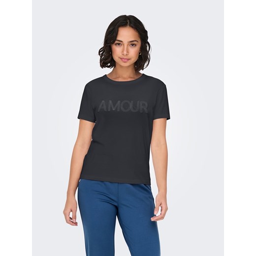 JDY Koszulka w kolorze czarnym ze sklepu Limango Polska w kategorii Bluzki damskie - zdjęcie 187340407