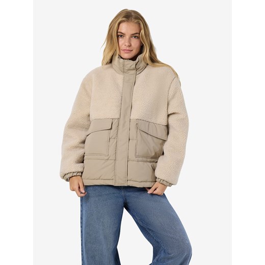 Noisy may Kurtka puchowa w kolorze beżowym Noisy May S okazja Limango Polska