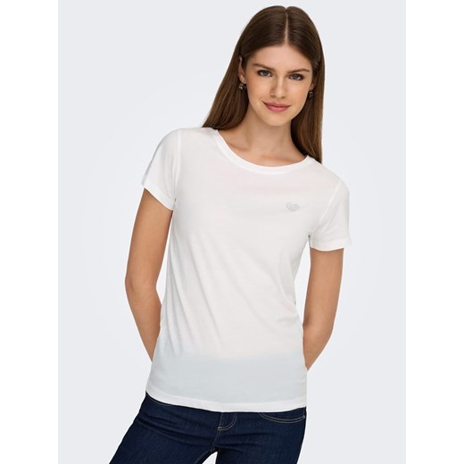 JDY Koszulka w kolorze białym ze sklepu Limango Polska w kategorii Bluzki damskie - zdjęcie 187340648