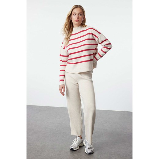trendyol 2-częściowy zestaw w kolorze kremowym ze sklepu Limango Polska w kategorii Swetry damskie - zdjęcie 187341509