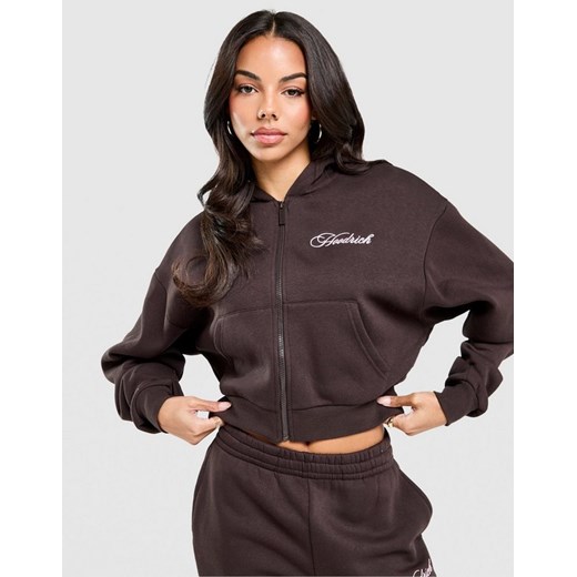 HOODRICH BLUZA ROZPINANA Z KAPTUREM POISE CROP FZ ze sklepu JD Sports  w kategorii Bluzy damskie - zdjęcie 187342246