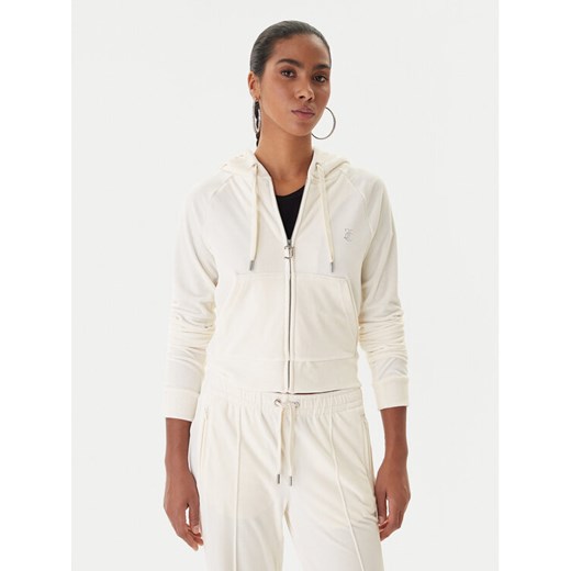 Juicy Couture Bluza Madison JCWAS225306 Beżowy Slim Fit ze sklepu MODIVO w kategorii Bluzy damskie - zdjęcie 187343345