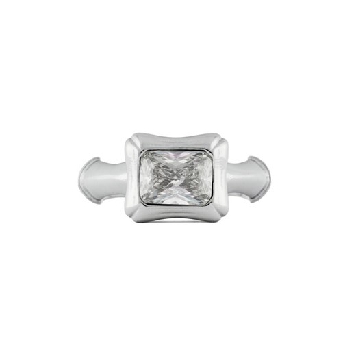 Guess Pierścionek JUBR05 173JW Srebrny ze sklepu MODIVO w kategorii Pierścionki - zdjęcie 187343378