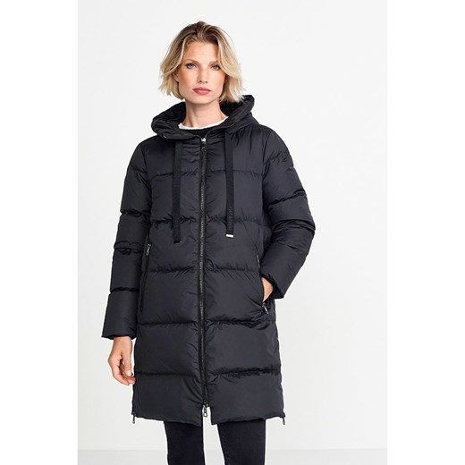 Rich &amp; Royal Płaszcz pikowany w kolorze czarnym Rich & Royal 36 wyprzedaż Limango Polska