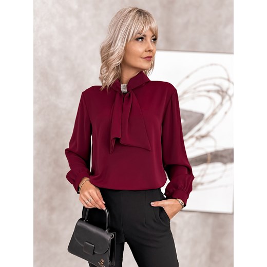 bluzka maries bordowa one size ze sklepu UBRA w kategorii Bluzki damskie - zdjęcie 187344199